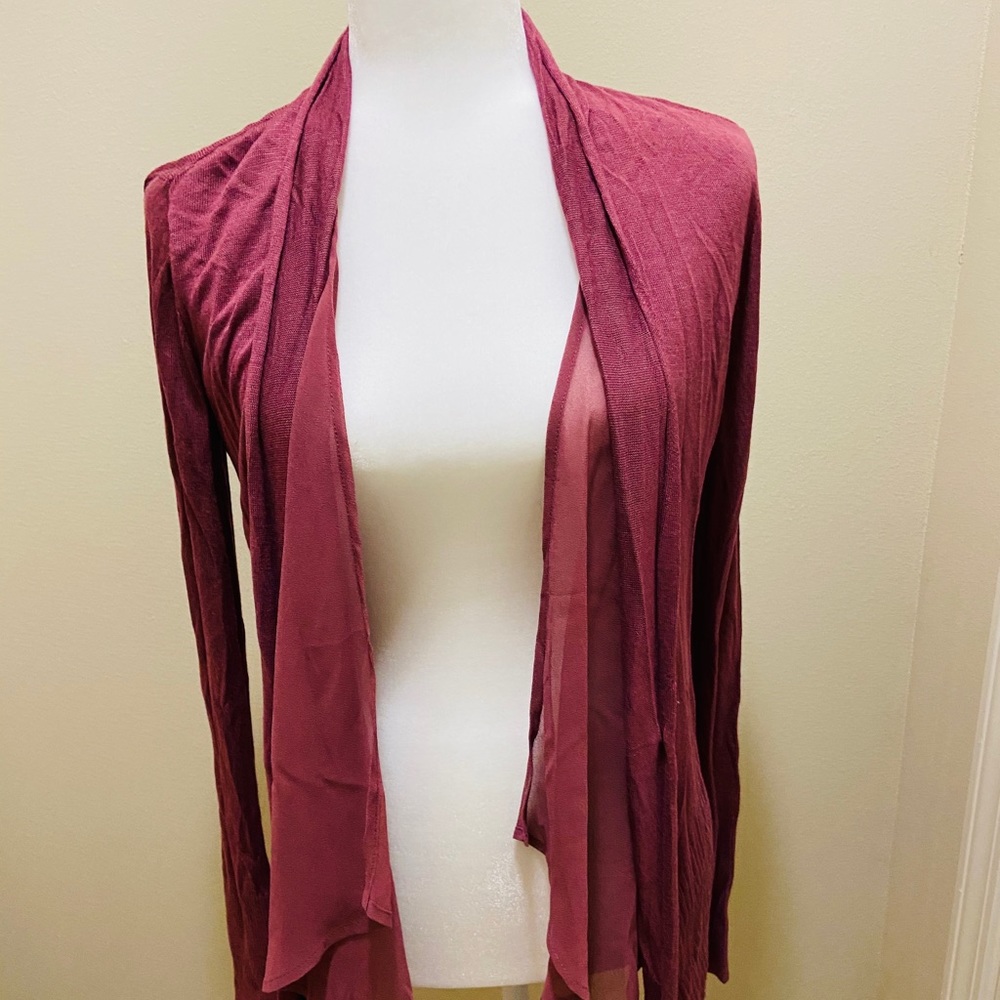 Simply Vera Wang layered cardigan